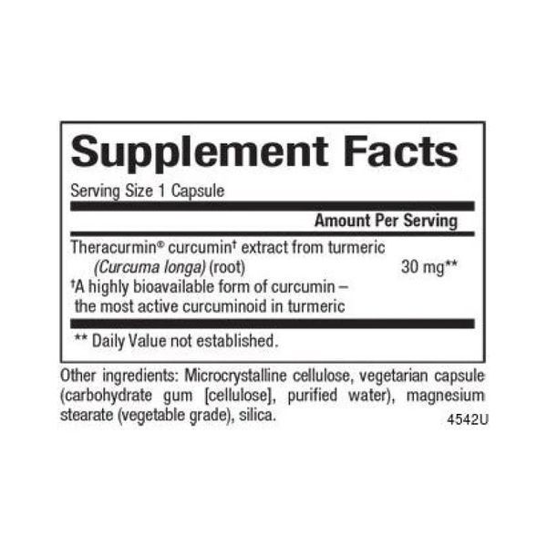 CurcuminRich Theracurmin 30 mg - 60 vcaps 28905 фото